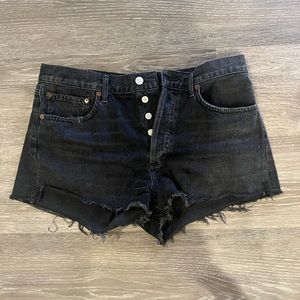 Womens Agolde Parker shorts black size 29